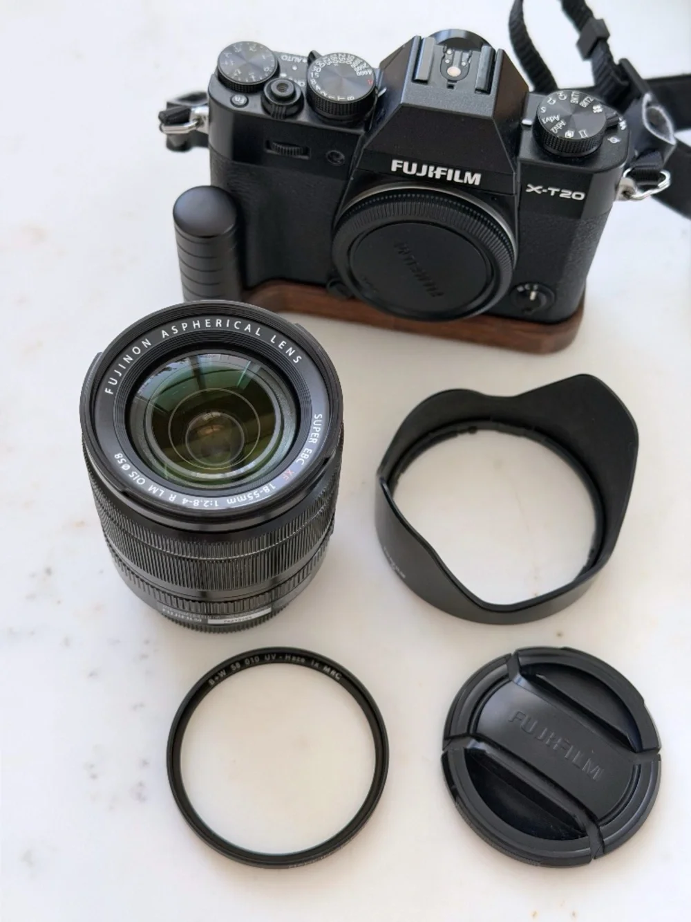 Fujifilm XT-20 Mirrorless Camera Body + 18-55mm Lens Bundle, incl Accessories